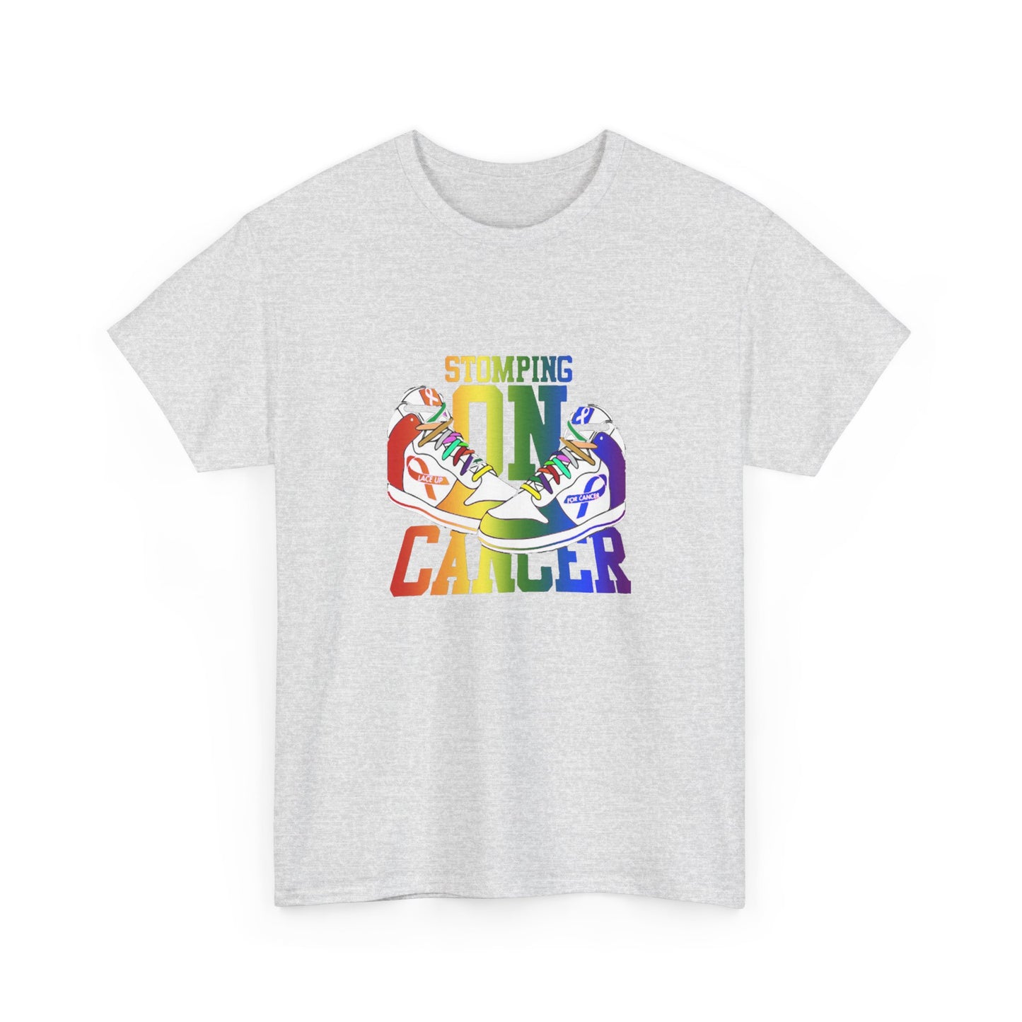 Stomping on Cancer Pride Unisex Heavy Cotton Tee