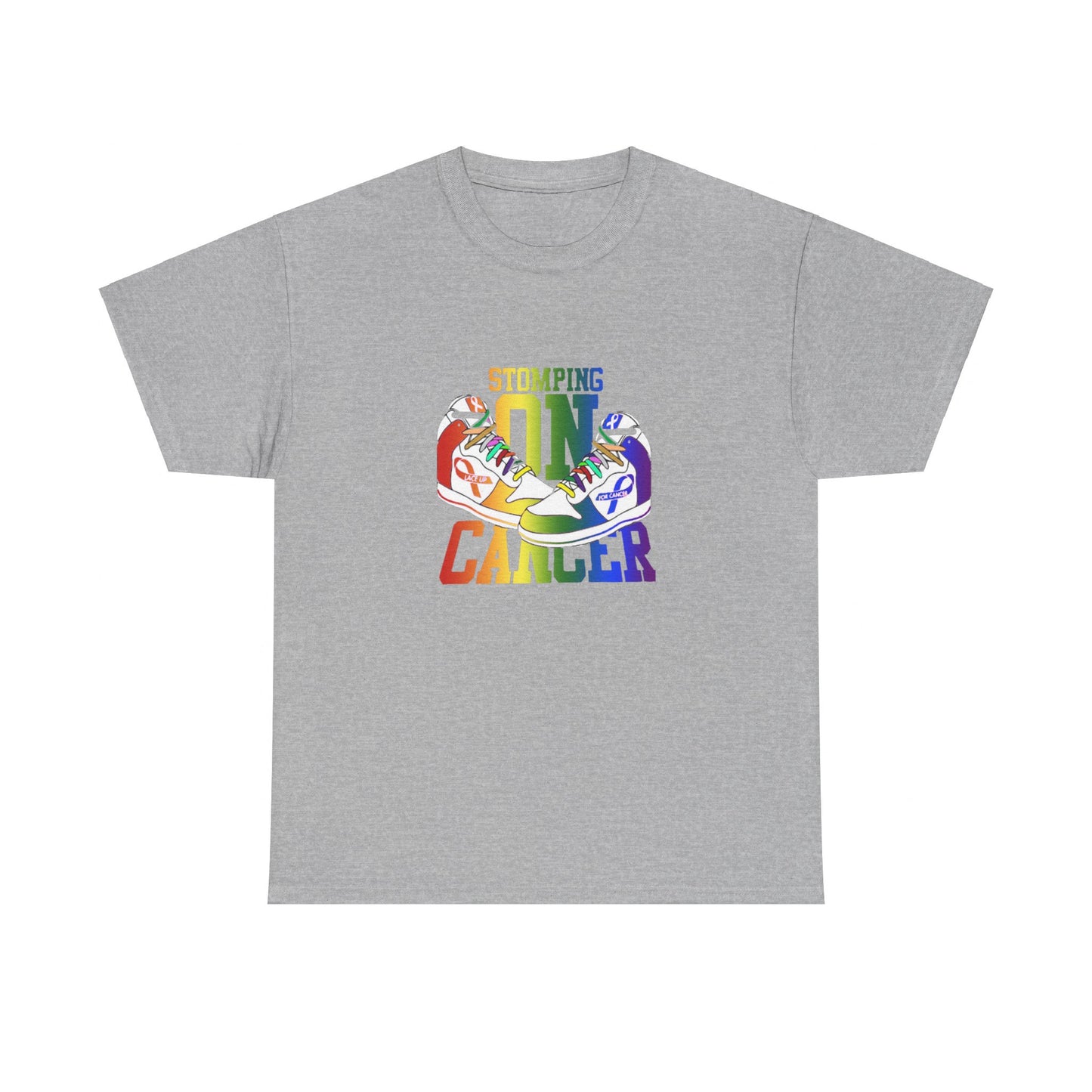 Stomping on Cancer Pride Unisex Heavy Cotton Tee