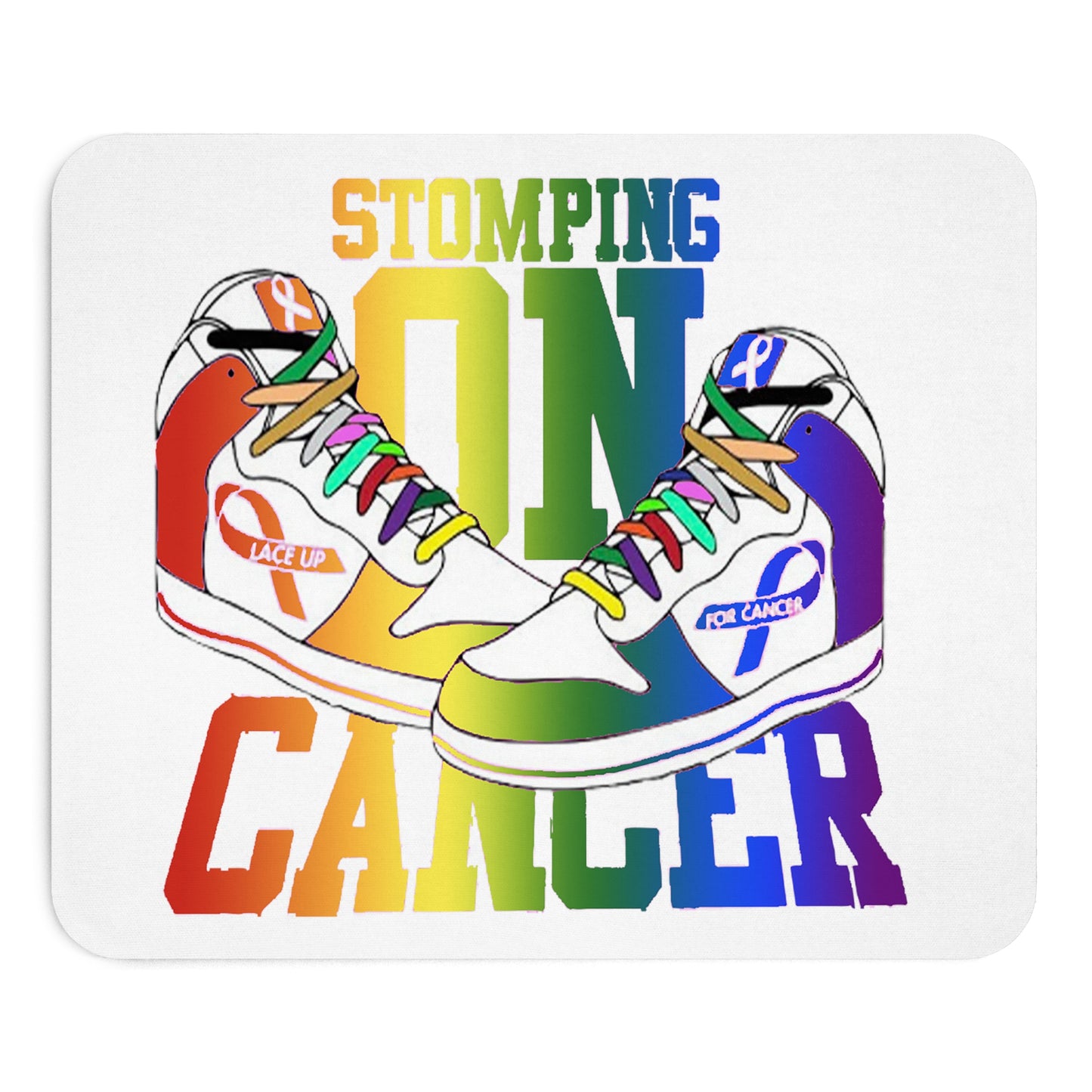 Stomping on Cancer Pride Mouse Pad (EU)