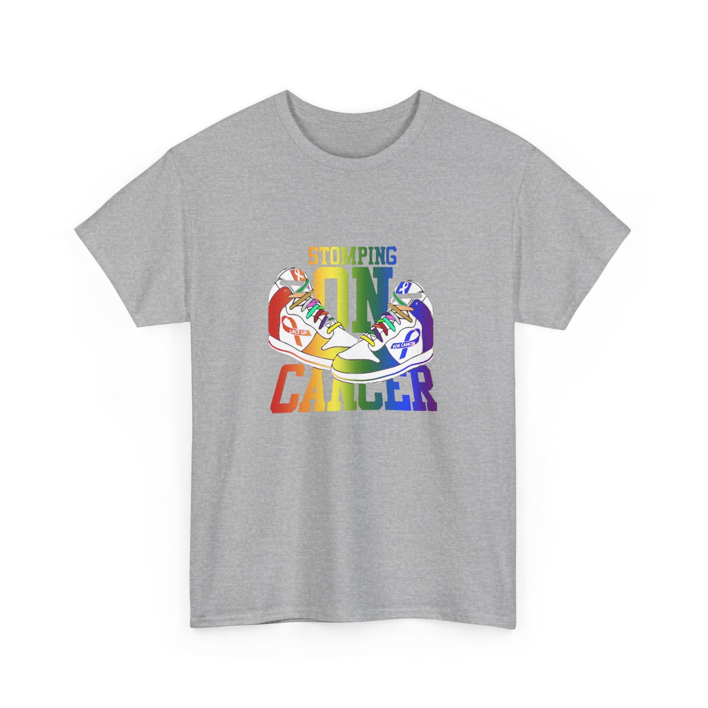 Stomping on Cancer Pride Unisex Heavy Cotton Tee