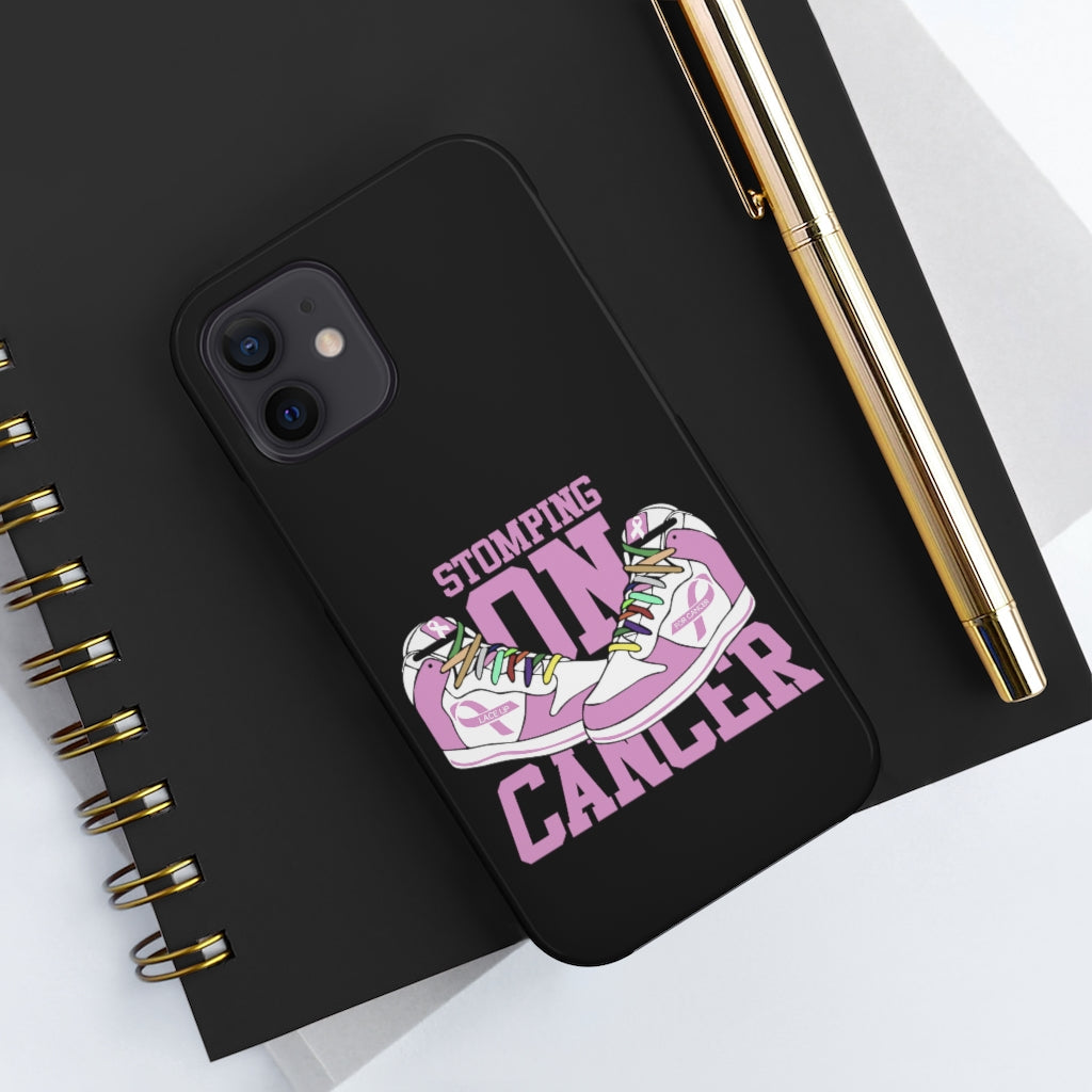 Stomping on Cancer Pink Tough Phone Cases, Case-Mate