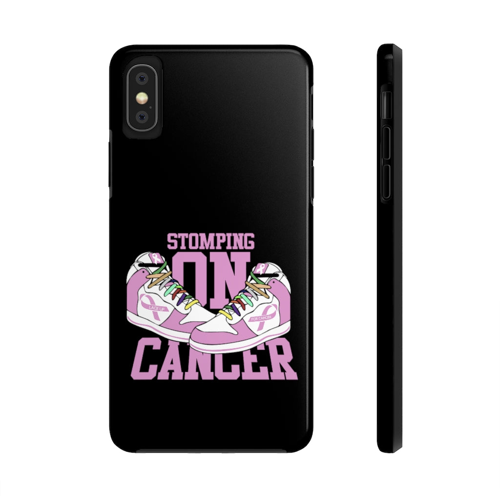 Stomping on Cancer Pink Tough Phone Cases, Case-Mate