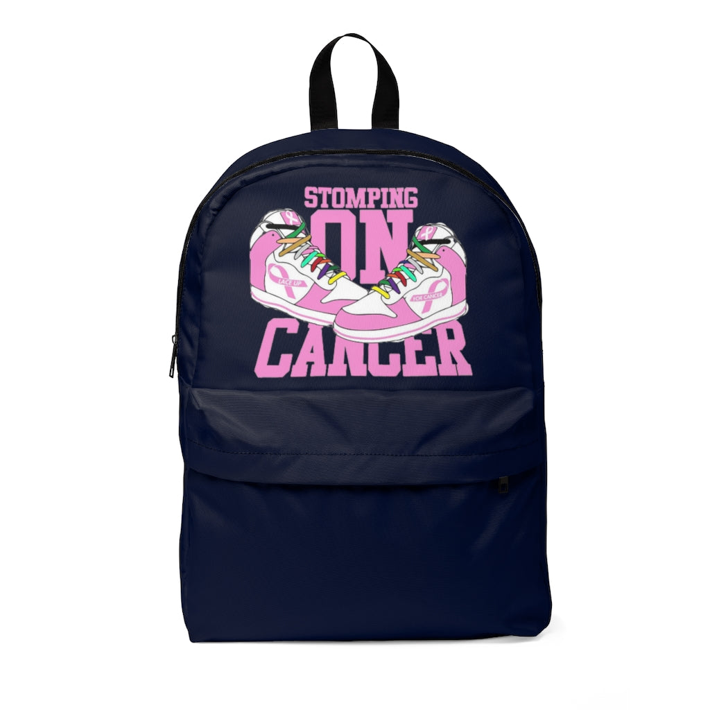 Stomping on Cancer Pink Unisex Classic Backpack - Stomping on Cancer