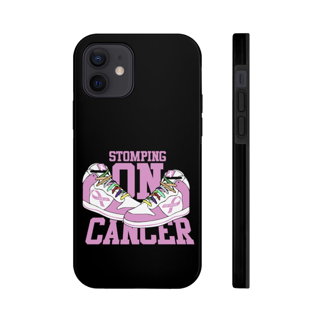 Stomping on Cancer Pink Tough Phone Cases, Case-Mate