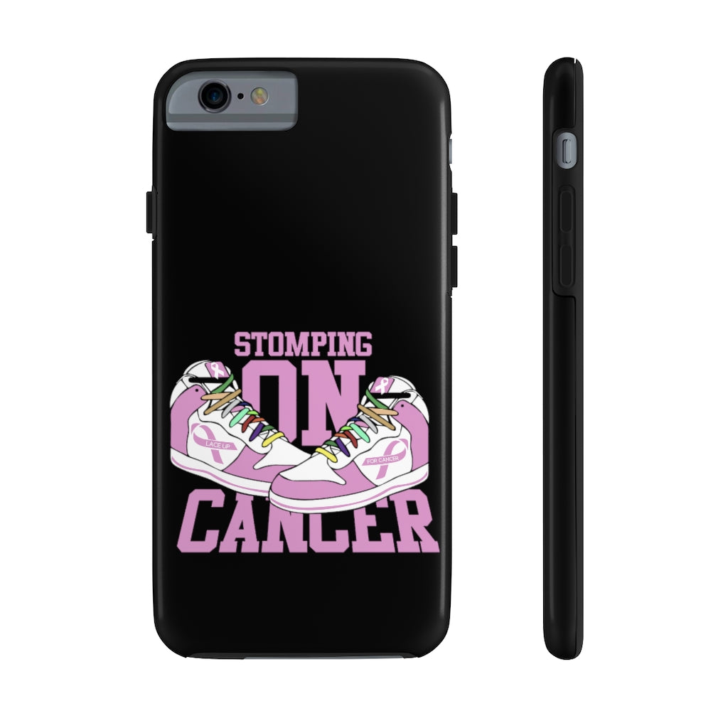 Stomping on Cancer Pink Tough Phone Cases, Case-Mate