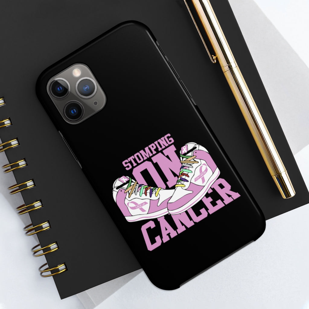 Stomping on Cancer Pink Tough Phone Cases, Case-Mate