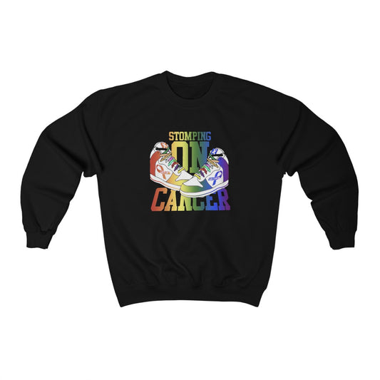 Stomping on Cancer Pride Unisex Heavy Blend™ Crewneck Sweatshirt