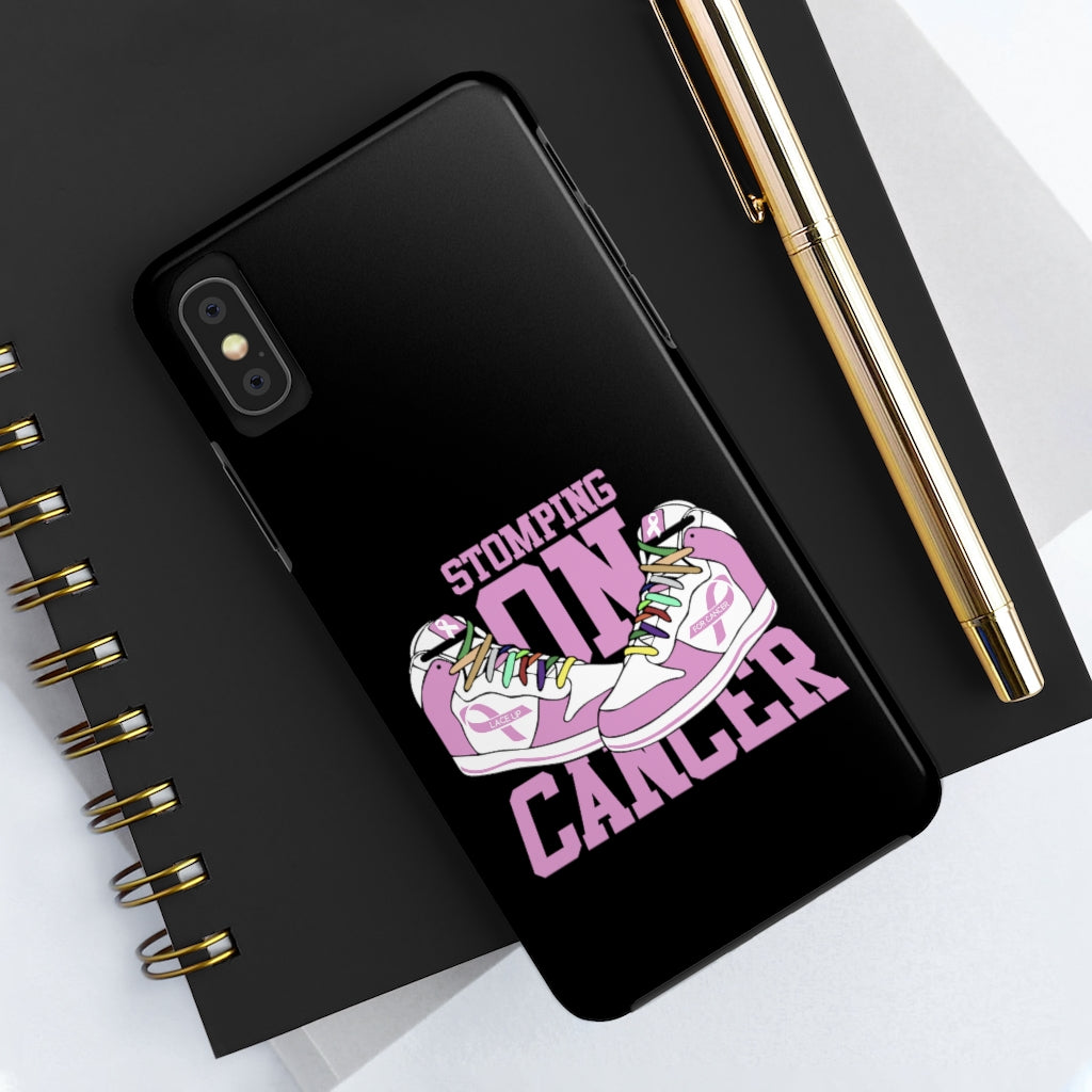 Stomping on Cancer Pink Tough Phone Cases, Case-Mate