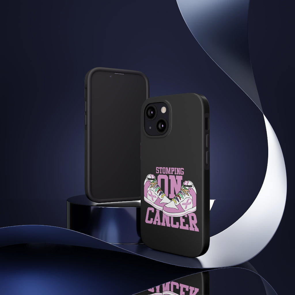 Stomping on Cancer Pink Tough Phone Cases, Case-Mate