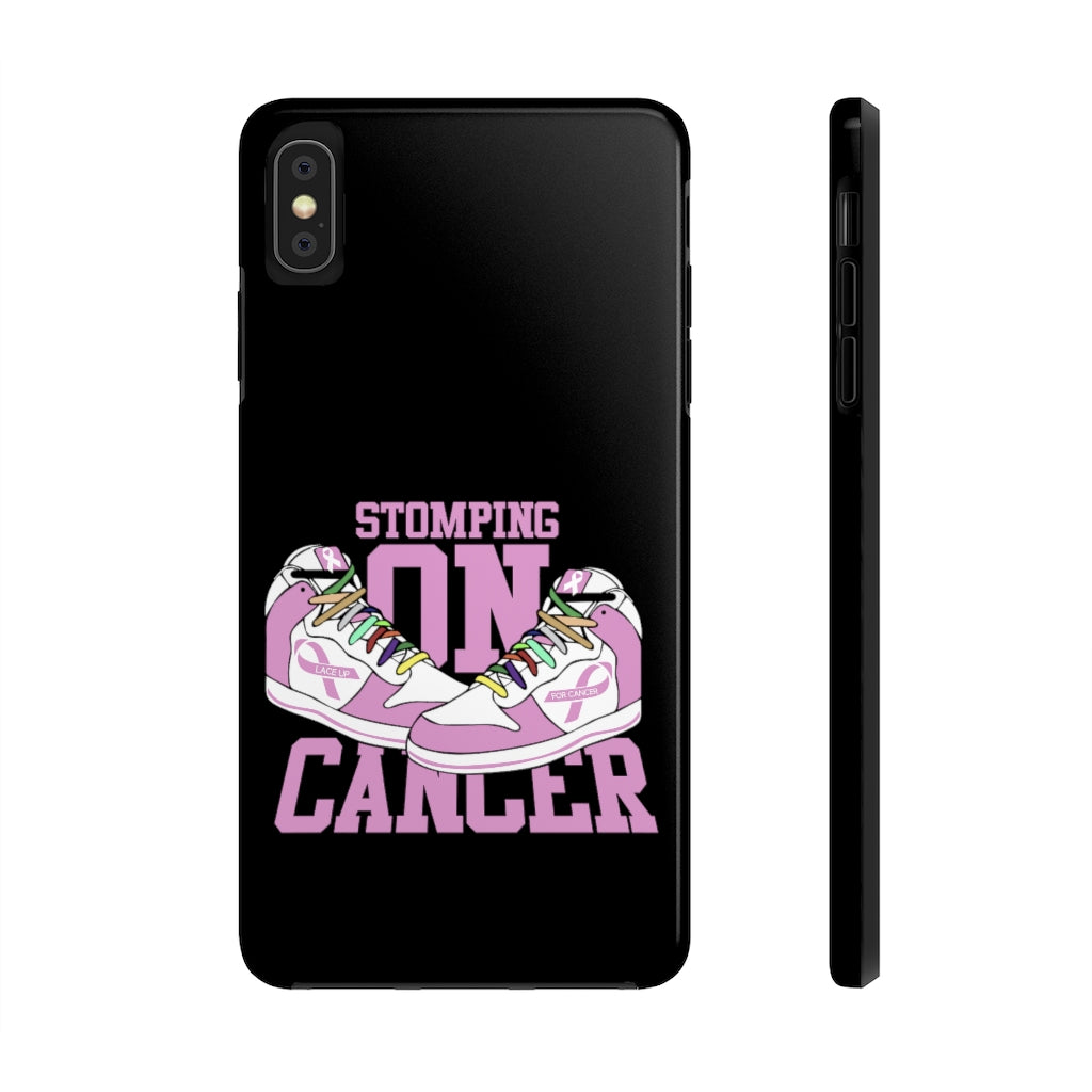 Stomping on Cancer Pink Tough Phone Cases, Case-Mate