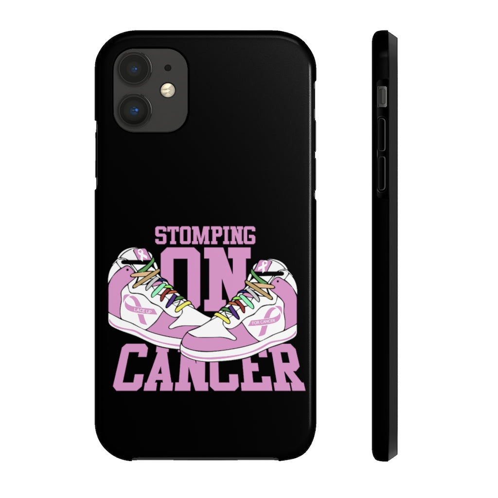 Stomping on Cancer Pink Tough Phone Cases, Case-Mate