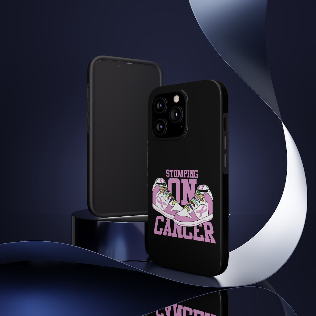 Stomping on Cancer Pink Tough Phone Cases, Case-Mate