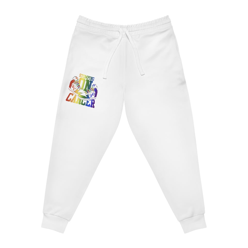 Stomping on Cancer Pride Athletic Joggers (AOP)