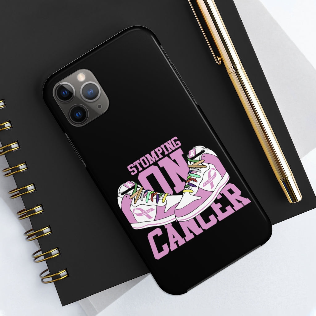 Stomping on Cancer Pink Tough Phone Cases, Case-Mate