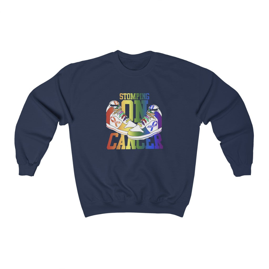 Stomping on Cancer Pride Unisex Heavy Blend™ Crewneck Sweatshirt