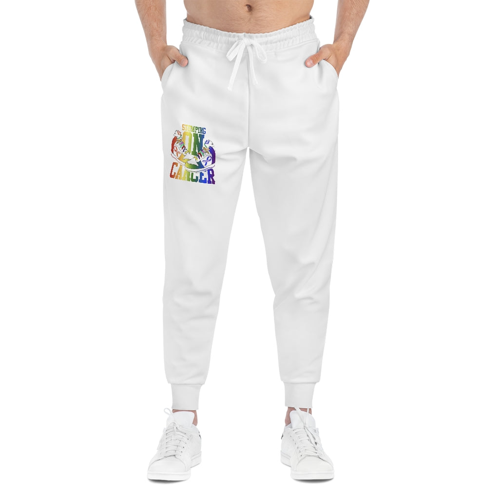 Stomping on Cancer Pride Athletic Joggers (AOP)