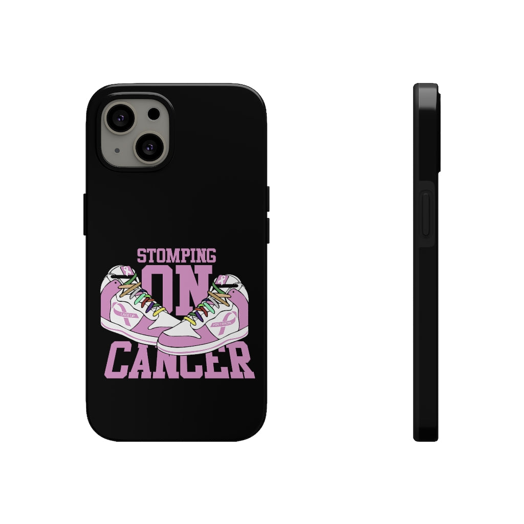 Stomping on Cancer Pink Tough Phone Cases, Case-Mate