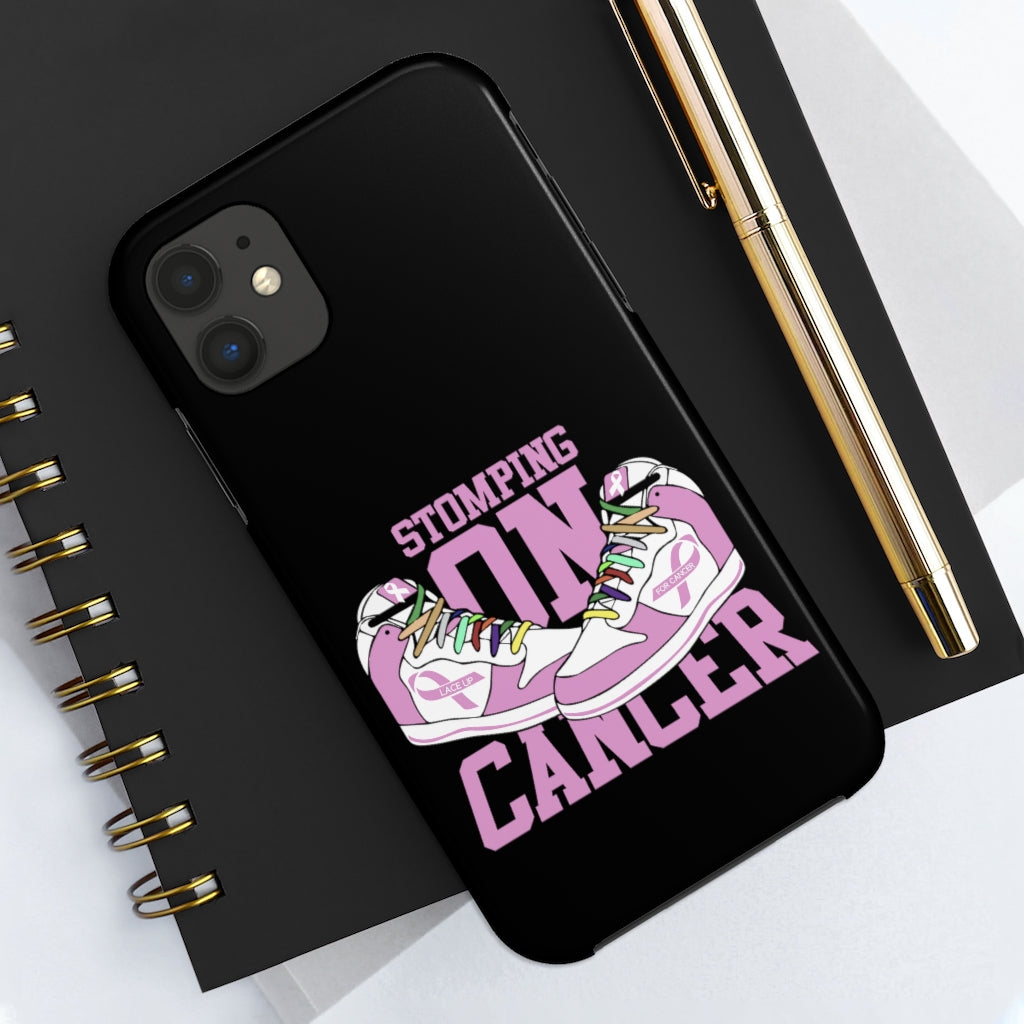 Stomping on Cancer Pink Tough Phone Cases, Case-Mate