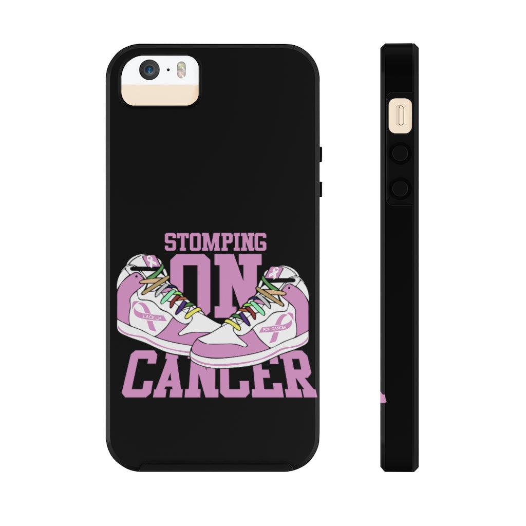 Stomping on Cancer Pink Tough Phone Cases, Case-Mate