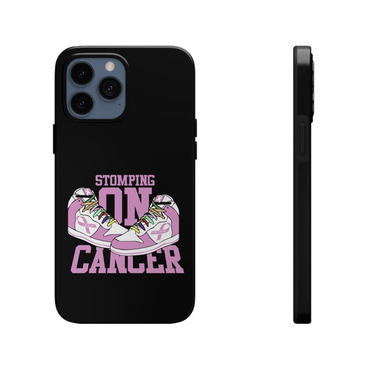 Stomping on Cancer Pink Tough Phone Cases, Case-Mate