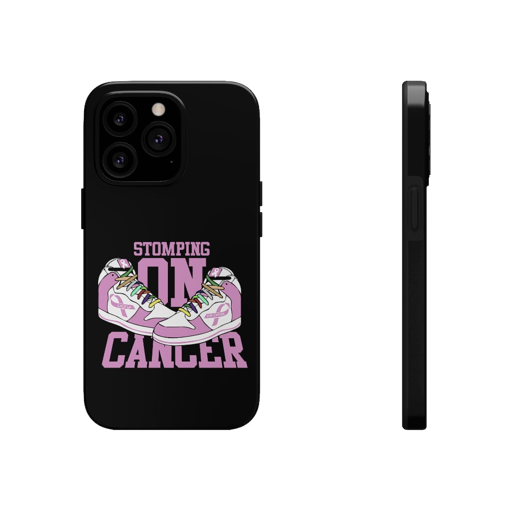 Stomping on Cancer Pink Tough Phone Cases, Case-Mate