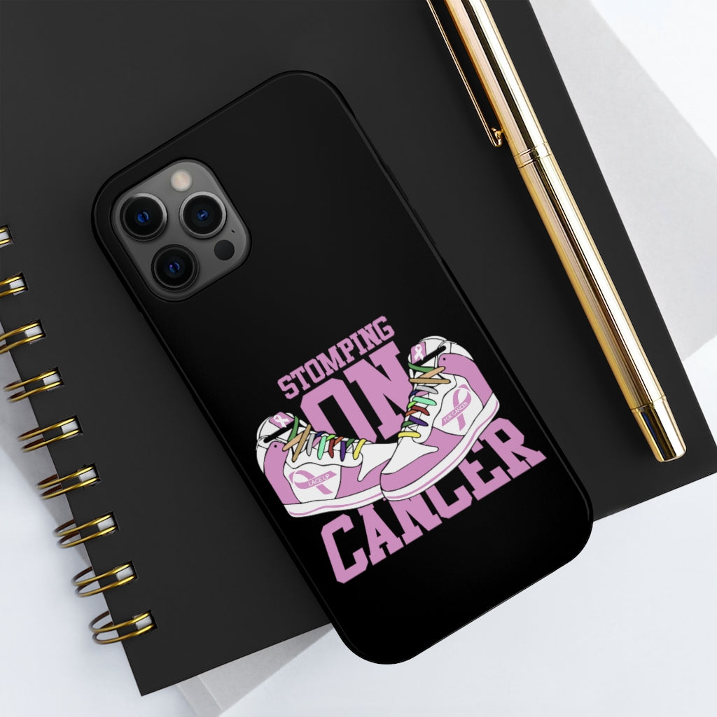 Stomping on Cancer Pink Tough Phone Cases, Case-Mate