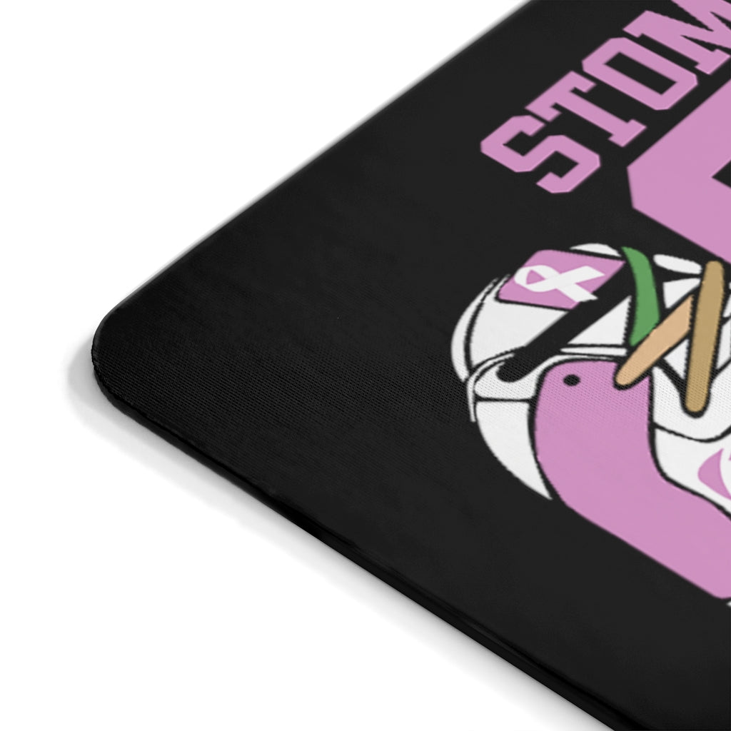 Stomping on Cancer Pink Mouse Pad (EU)