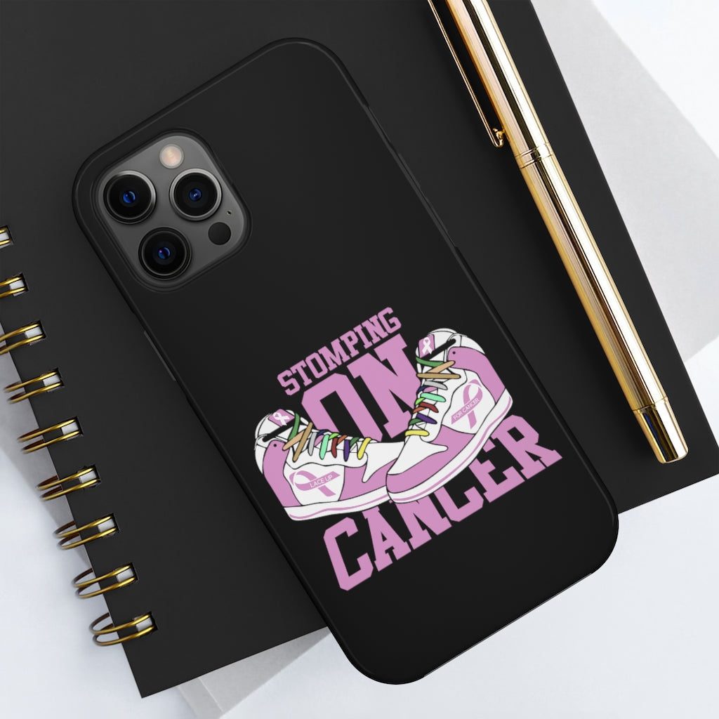 Stomping on Cancer Pink Tough Phone Cases, Case-Mate