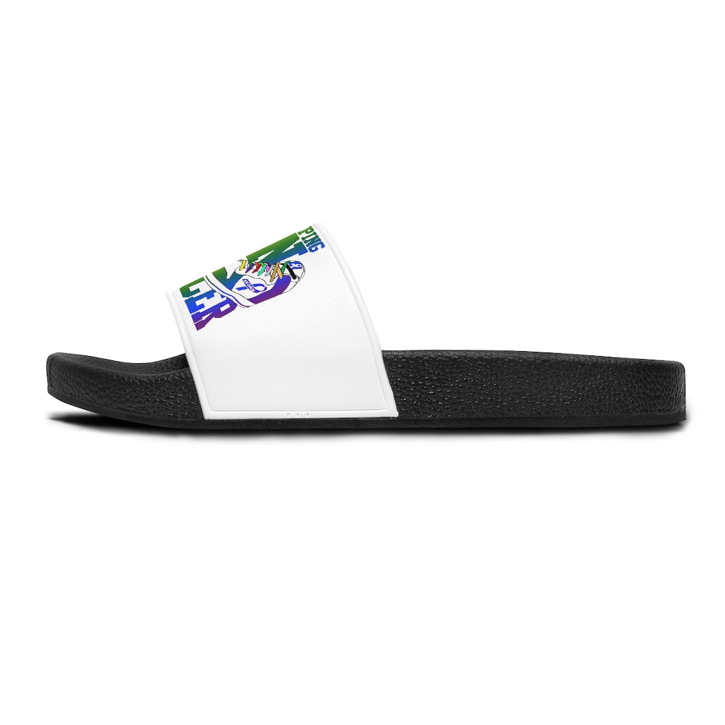 Stomping on Cancer Pride Women's Slide Sandals