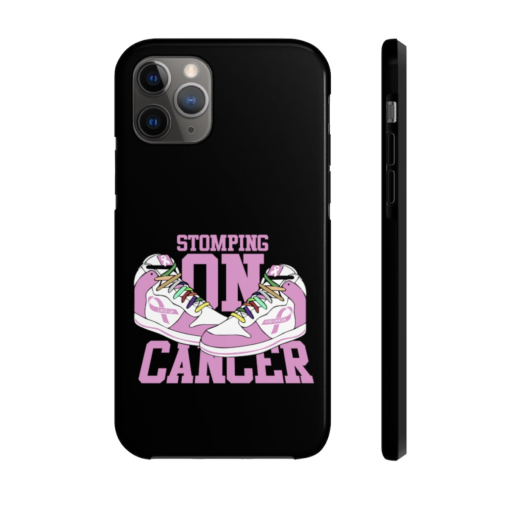 Stomping on Cancer Pink Tough Phone Cases, Case-Mate