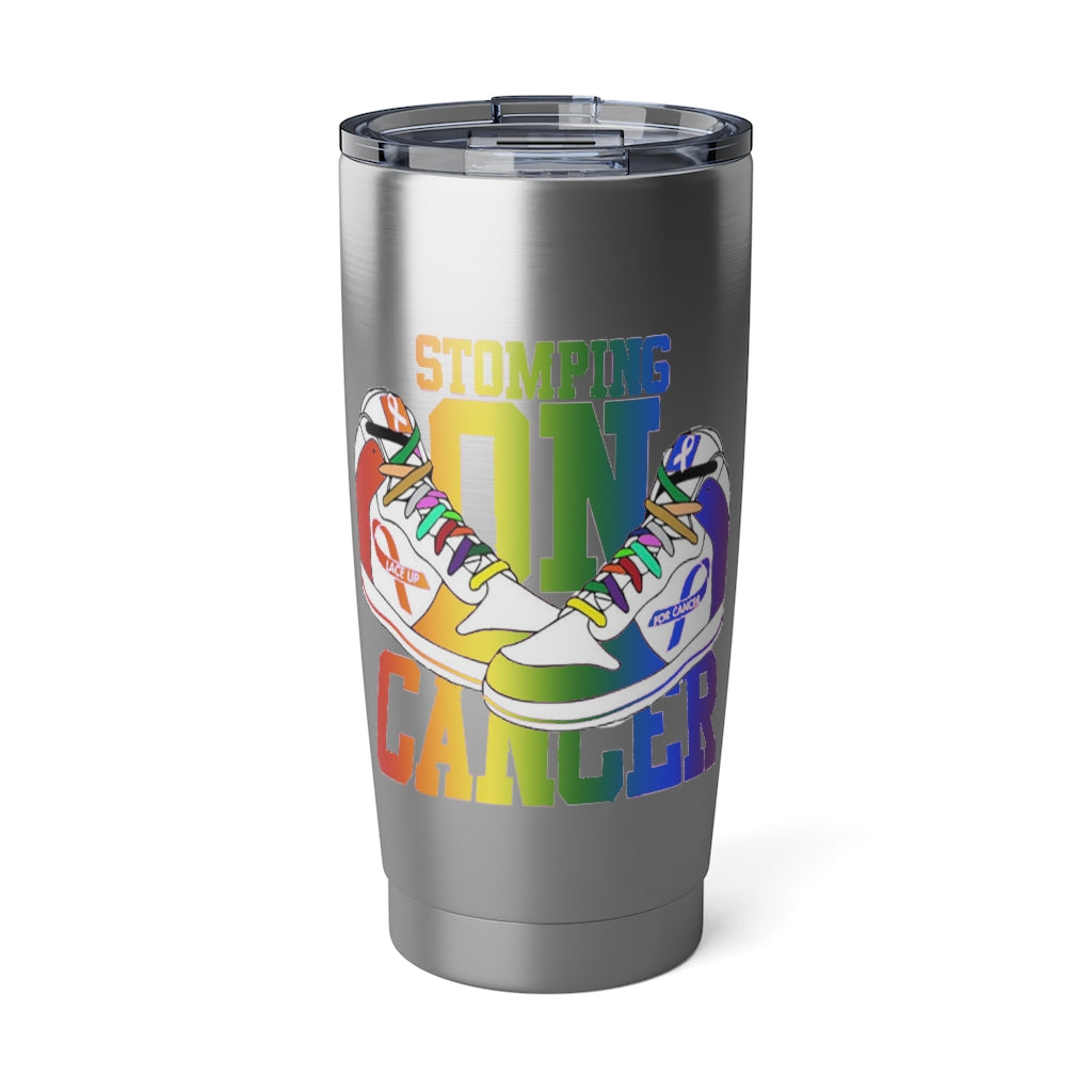 Stomping on Cancer Pride Vagabond 20oz Tumbler - Stomping on Cancer