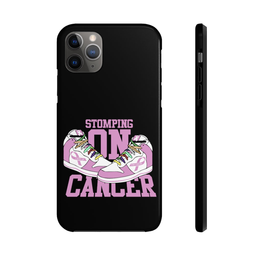 Stomping on Cancer Pink Tough Phone Cases, Case-Mate