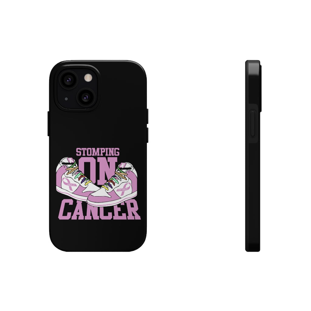 Stomping on Cancer Pink Tough Phone Cases, Case-Mate