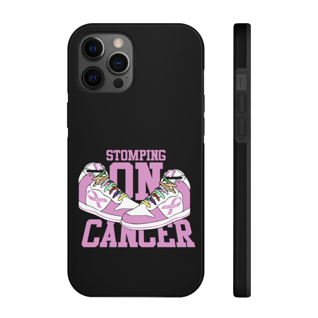 Stomping on Cancer Pink Tough Phone Cases, Case-Mate