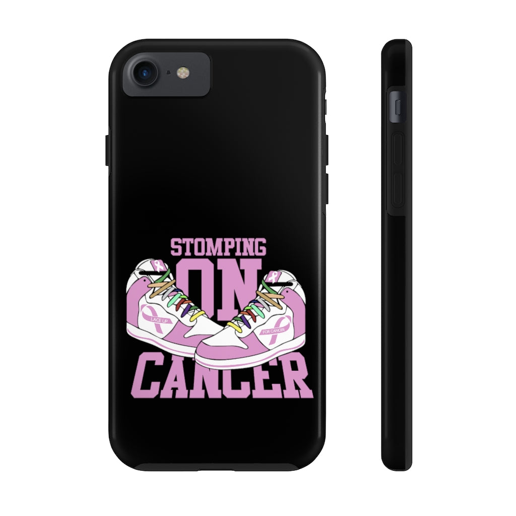 Stomping on Cancer Pink Tough Phone Cases, Case-Mate