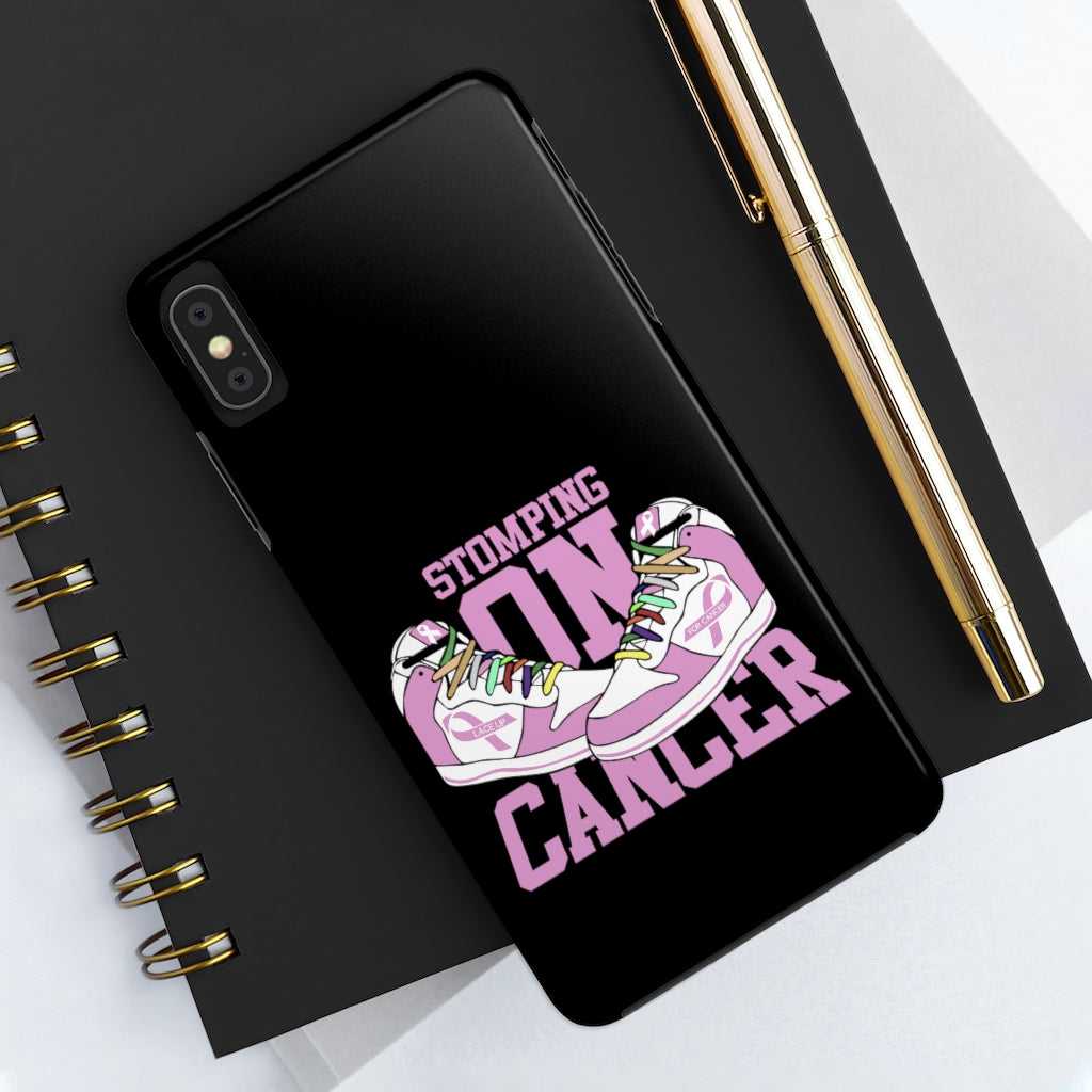 Stomping on Cancer Pink Tough Phone Cases, Case-Mate