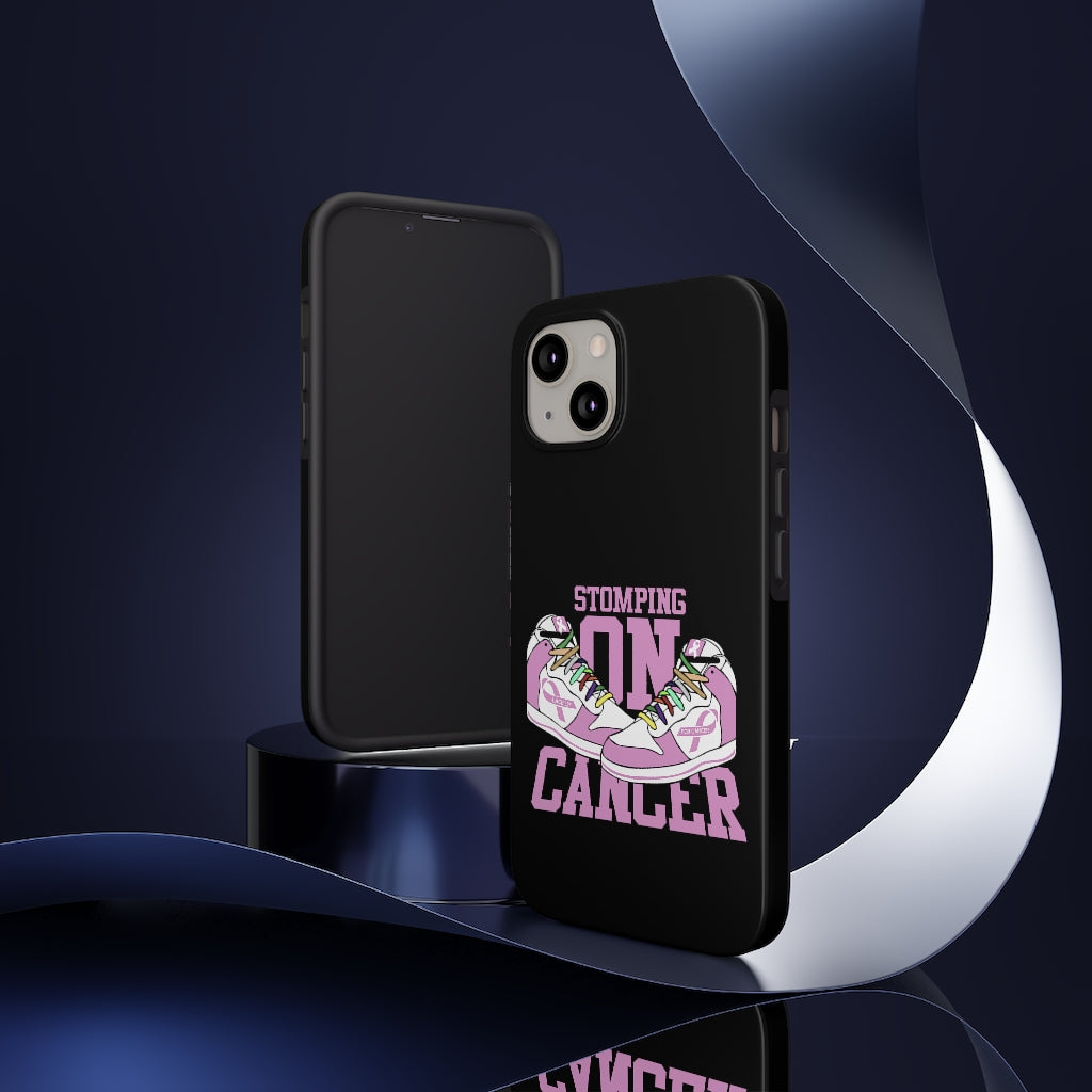 Stomping on Cancer Pink Tough Phone Cases, Case-Mate